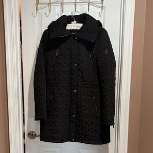 Calvin Klein Black Quilted Puffer Coat
